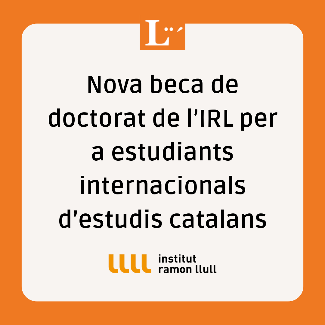 beca ramon llull